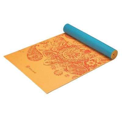 Gaiam Elephant Yoga Mat 6mm Premium Reversible, Yogamattor
