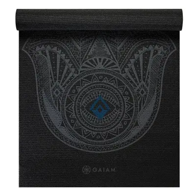 Gaiam Grey Hamsa Yoga Mat 4 mm Classic Printed, Yogamatta
