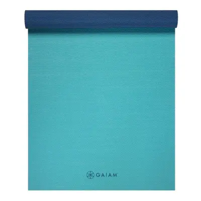Gaiam Open Sea 2-Color Yoga Mat 4mm Classic, Yogamattor