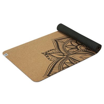 Gaiam Printed Cork Mandala Yoga Mat (5mm) Performance, Yogamattor