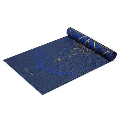 Gaiam Reversible Sun&Moon Yoga Mat 6mm Premium Metallic, Yogamattor