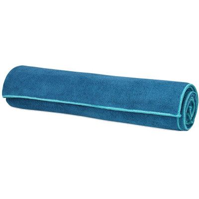 Gaiam Stay-Put Yoga Mat Towel Lake, Yogamattor