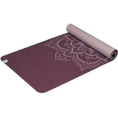 Gaiam TPE Yoga Mat - Printed Blush 6mm Performance, Yogamatta