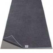 Gaiam Yoga Mat Towel Folkstone Grey, Yogahandduk