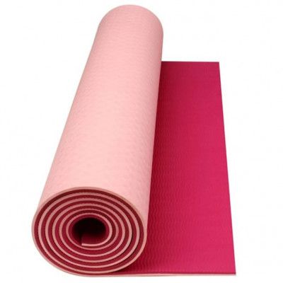 vidaXL Fitness-/yogamatta fuchsia/laxrosa
