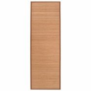 vidaXL Yogamatta i bambu 60x180 cm brun