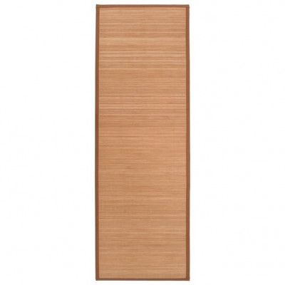 vidaXL Yogamatta i bambu 60x180 cm brun