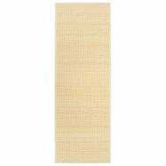 vidaXL Yogamatta i bambu 60x180 cm naturlig