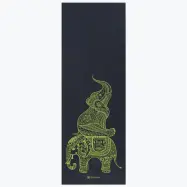 Yogamatta 6 mm Svart Gul